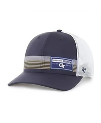 '47 Brand Men's Navy Georgia Tech Yellow Jackets Rangefinder Brrr Trucker Adjustable Hat