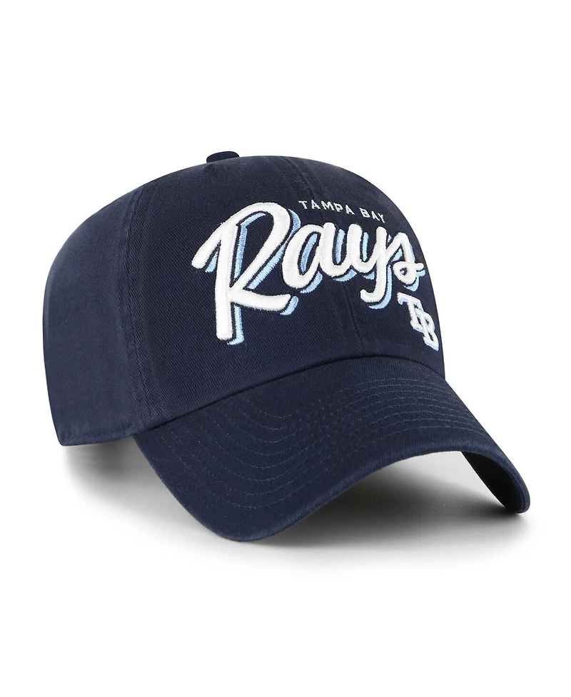 '47 Brand Women's Navy Tampa Bay Rays Ariana Clean Up Adjustable Hat