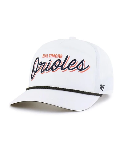 '47 Brand Men's White Baltimore Orioles Brrr Fairway Hitch Adjustable Hat
