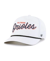'47 Brand Men's White Baltimore Orioles Brrr Fairway Hitch Adjustable Hat