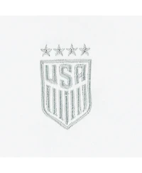 Levelwear Women's White Uswnt Luxe Sponge Tri-Blend Pullover Sweatshirt