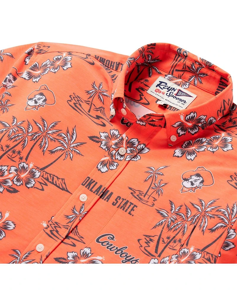Reyn Spooner Men's Orange Oklahoma State Cowboys Classic Button-Up Shirt