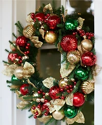 Balsam Hill 30" Merry and Bright Christmas Wreath