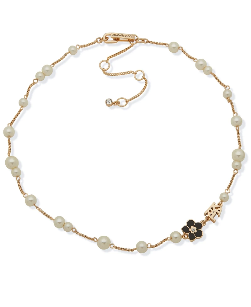 Karl Lagerfeld Paris Imitation Pearl Collar Necklace