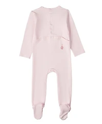 MeMoi Baby And Toddler Girls "Girl Her Waddling Ducks" Cotton Rich Footie