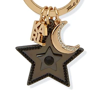 Karl Lagerfeld Paris Star and Moon Charm Keychain