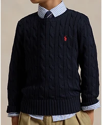 Polo Ralph Lauren Toddler and Little Boys Cable-Knit Cotton Sweater