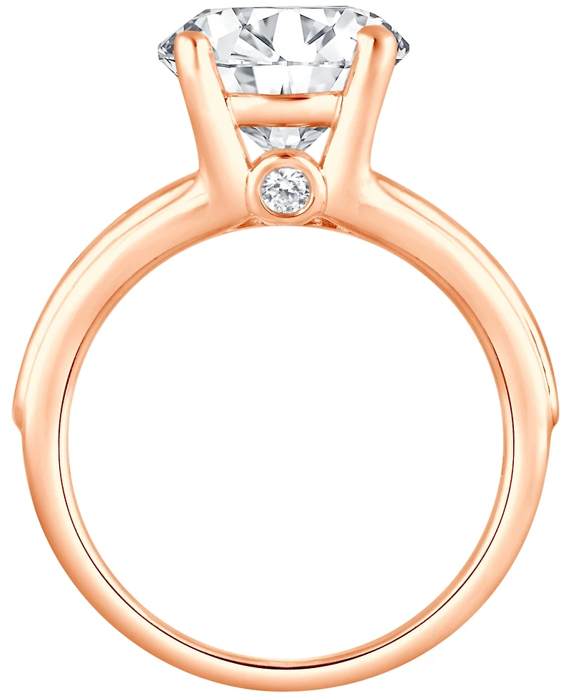 Bagley Mischka Certified Lab Grown Diamond Channel Set Engagement Ring (4 ct. t.w.) 14k Gold