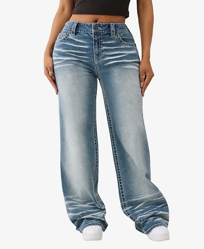 True Religion Women's Bobbi Baggy Big T Jeans