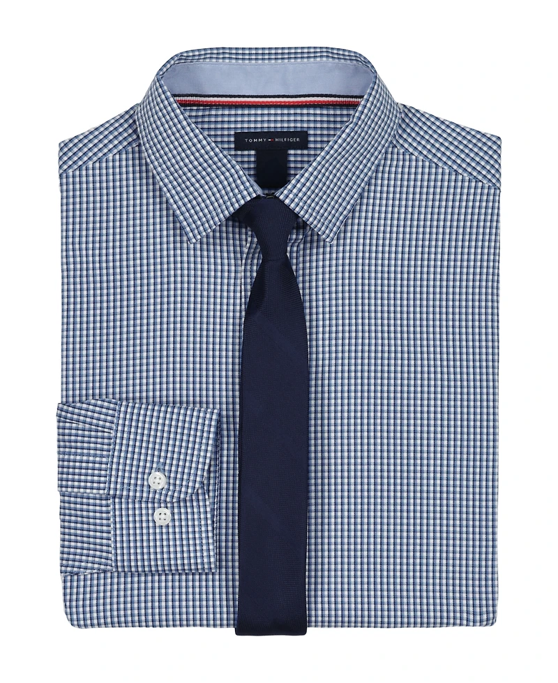 Tommy Hilfiger Boys 8-20 Long Sleeve Stretch Murray Check Shirt