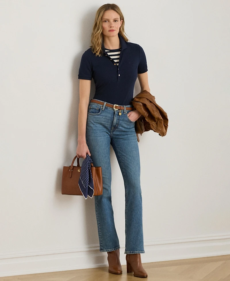 Lauren Ralph Pique Polo Shirt