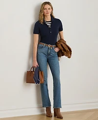 Lauren Ralph Pique Polo Shirt