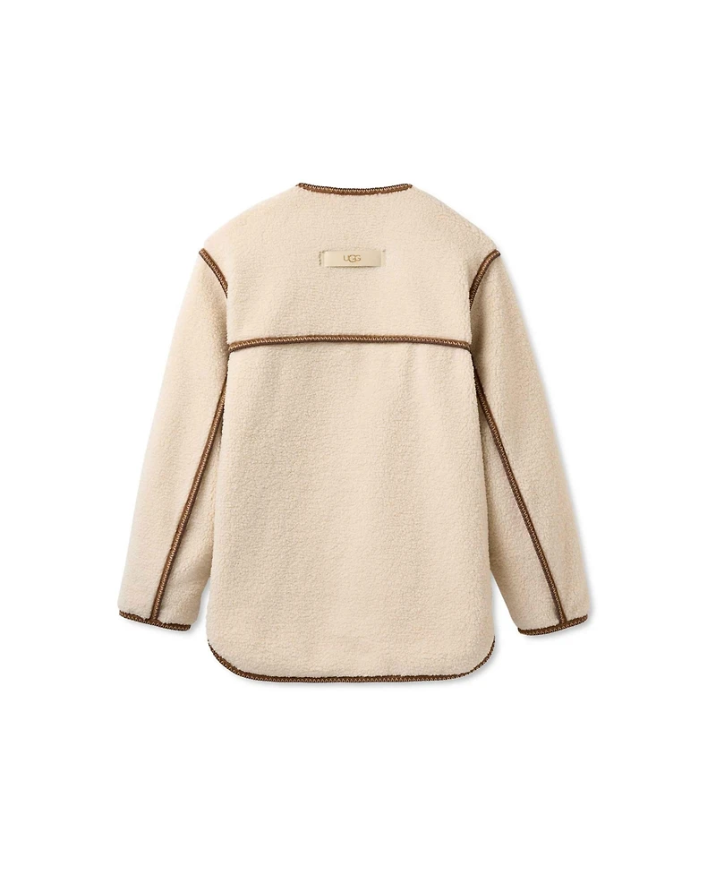 Ugg Women's Emerson Braid Front-Placket Jacket