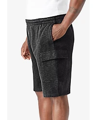 KingSize Big & Tall 10" Fleece Cargo Shorts