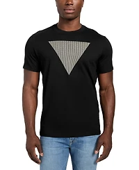 Guess Triangle Logo Short Sleeve Crewneck T-Shirt
