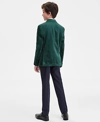 B By Brooks Brothers Boys 8-20 Green Velvet Knit Classic Sport Coat