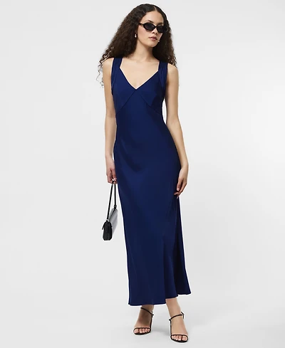 French Connection Women's Ennis Satin Maxi Dress