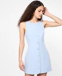 French Connection Women's Azra Twill Button Down Mini Dress