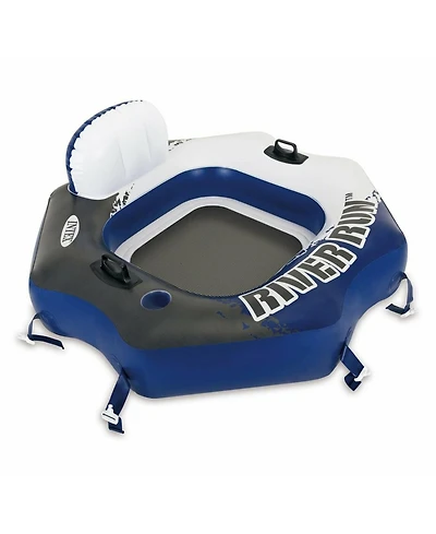 Intex River Run Single Person Inflatable Connecting Floating Lounge Tube Chair