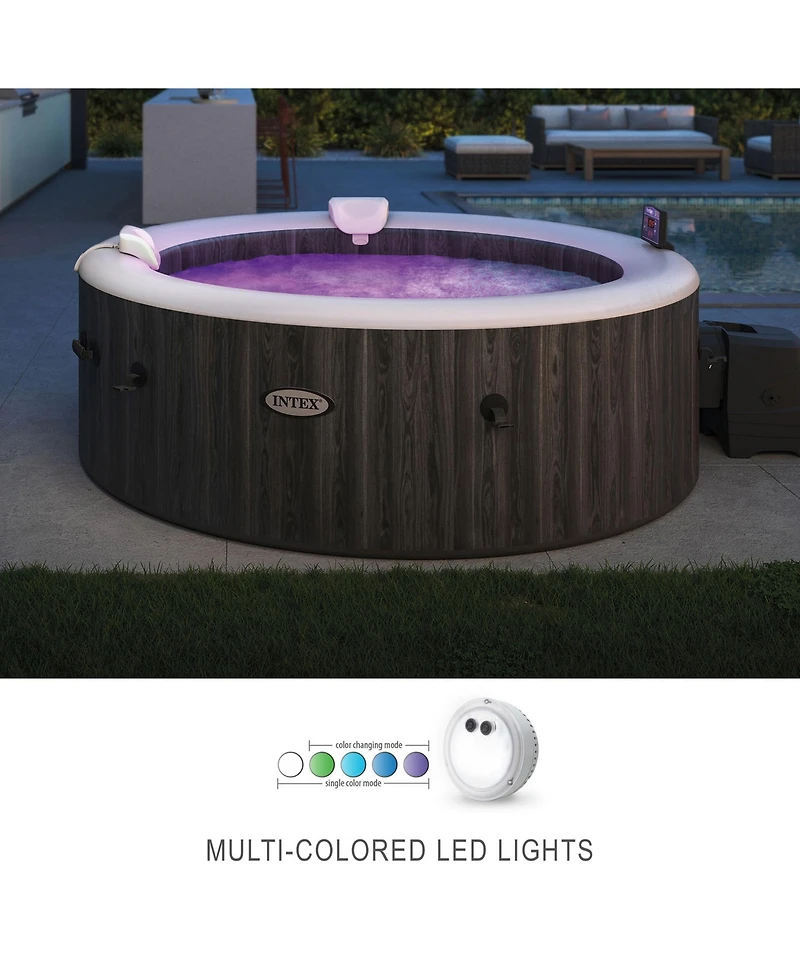 Intex PureSpa Battery Powered Multi-Colored Led Light for Spas and Hot Tubs