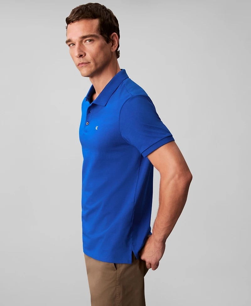 Calvin Klein Men's Short Sleeve Solid Polo Shirt