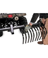 Camco Black Boar Atv/Utv Implement Custom Outside Vehicle Landscape Rake Tool