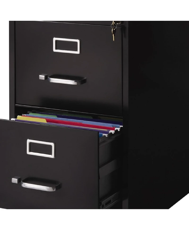 2-Drawer Vertical Filing Cabinet with Lock for Secure Office Storage