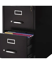 2-Drawer Vertical Filing Cabinet with Lock for Secure Office Storage