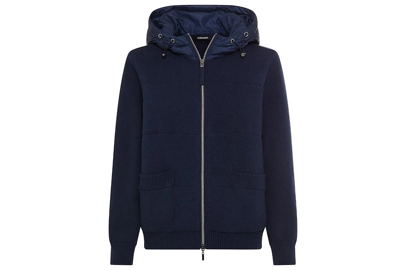 Olsen Women's Heavy Zip Front Hooded Cardigan