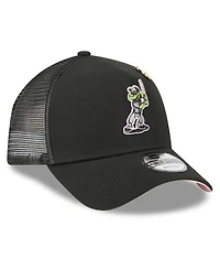 New Era Men's Black Chicago White Sox 2025 Big League Chew A-Frame 9FORTY Adjustable Trucker Hat
