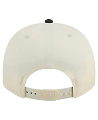 New Era Men's Cream/Navy Penn State Nittany Lions Vintage Chainstitch 9FIFTY A-Frame Snapback Hat