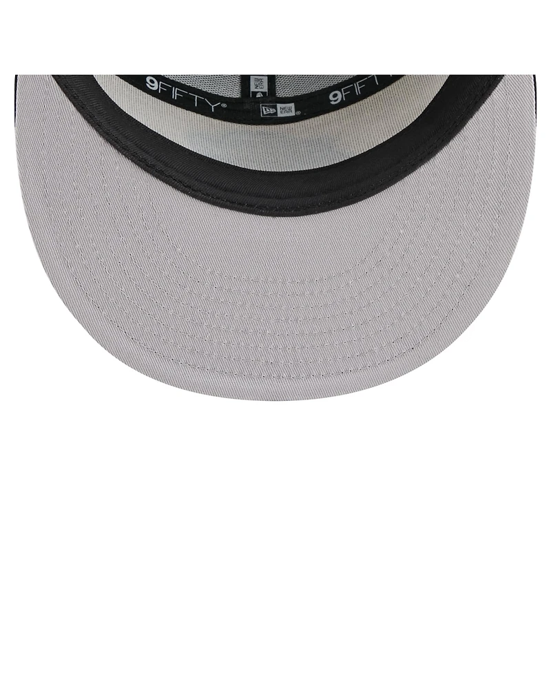 New Era Men's Black/Gold Colorado Buffaloes Outdoor Wide Panel 9FIFTY Snapback Trucker Hat