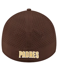 New Era Men's Brown San Diego Padres 39THIRTY A-Frame Perforated Flex Hat