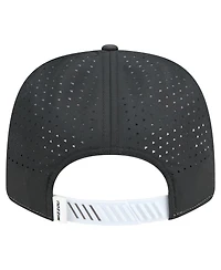 New Era Men's White/Black Missouri Tigers Perforated Patched 9SEVENTY Adjustable Hat