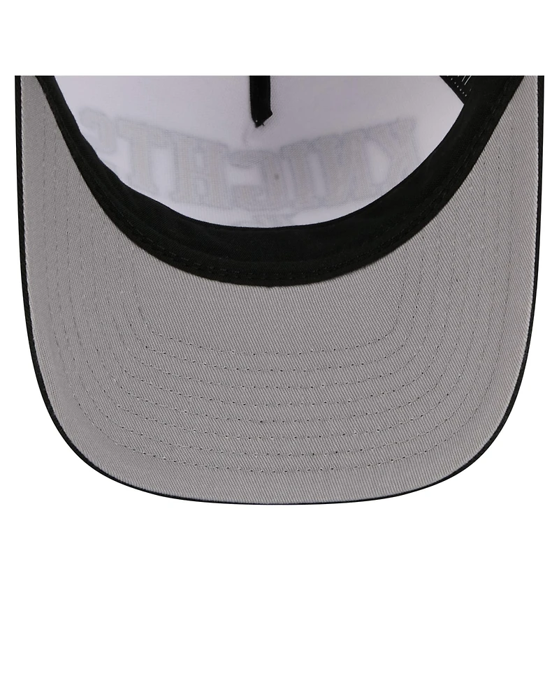 New Era Men's White/Black Ucf Knights Arch Two-Tone Rope 9FORTY A-Frame M-Crown Adjustable Hat