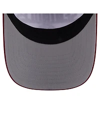 New Era Men's White/Garnet Florida State Seminoles Arch Two-Tone Rope 9FORTY A-Frame M-Crown Adjustable Hat