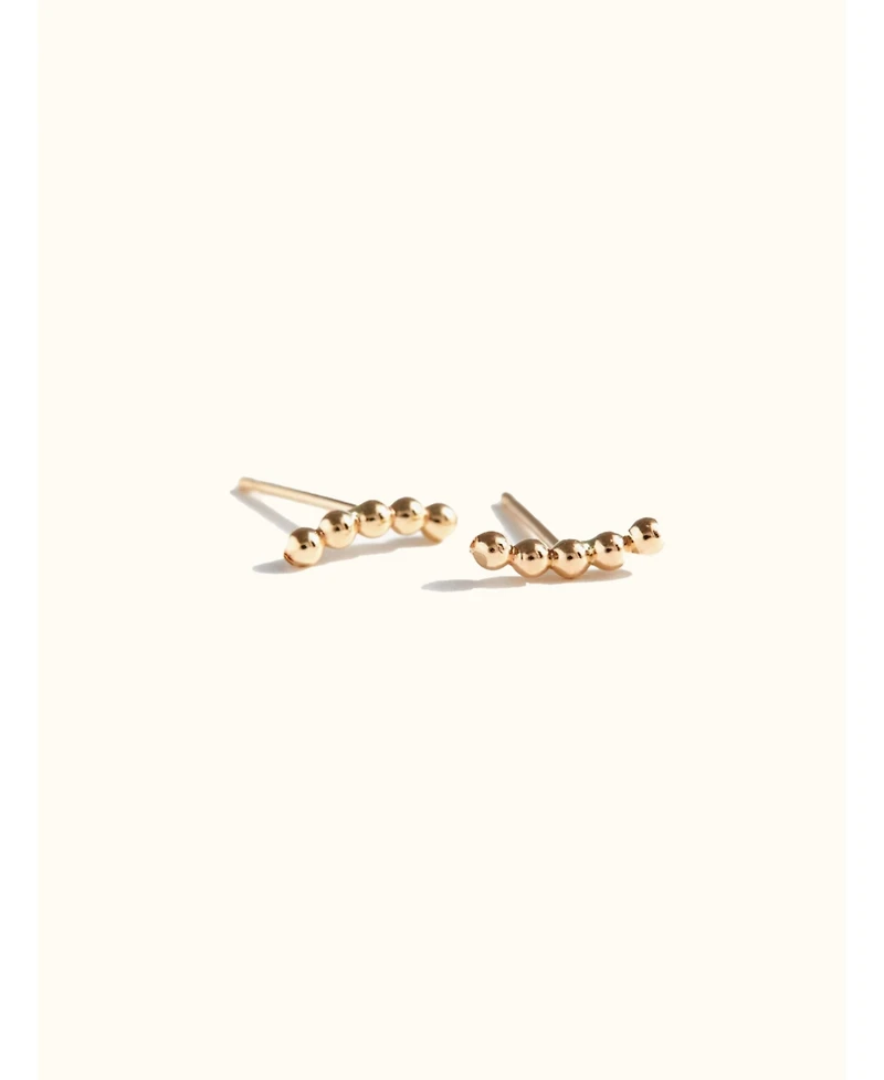 Able Caesar Stud Earrings, 14k Gold-Filled