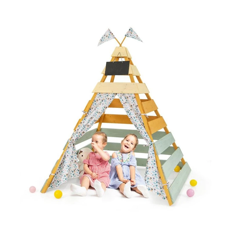 Lycvki Kids Triangle Play Tent Foldable Playhouse Creative Hideaway Fort for Boys and Girls