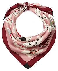 kate spade new york Playing Cards Silk Square Scarf