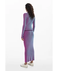 Desigual Women's Vertical striped skirt