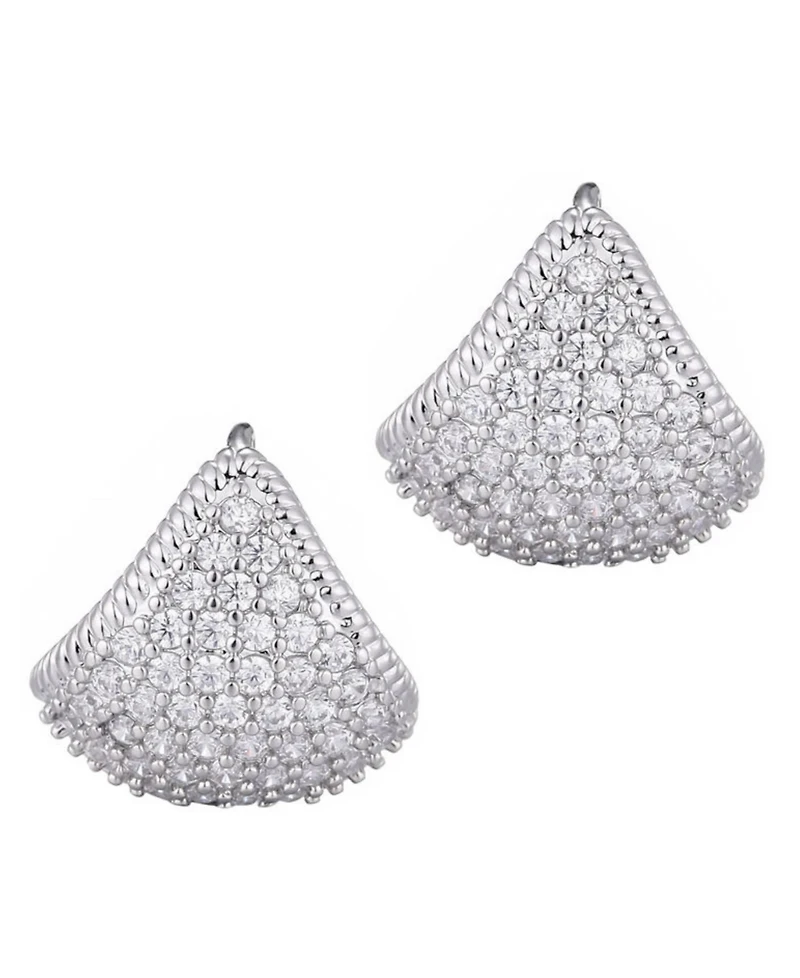 Adornia Silver Cz Purse Earrings