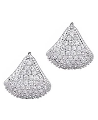 Adornia Silver Cz Purse Earrings