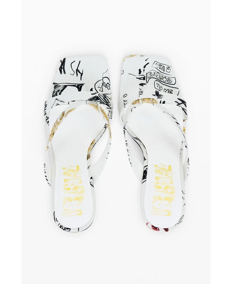 Desigual Women's Heart heel sandal