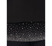 Msk Plus Embellished Chiffon Blouse