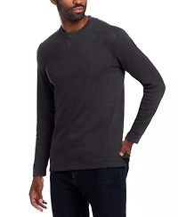 Weatherproof Vintage Men's Long Sleeve Waffle Crewneck T-Shirt