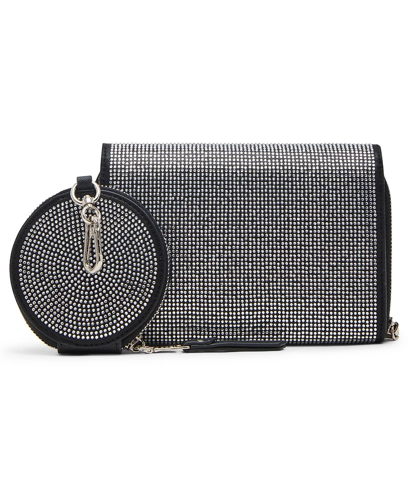 Steve Madden Boxed Embellished Carina Crossbody Wallet