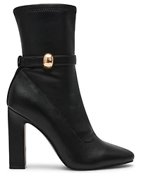 Steve Madden Women's Aroma-b Studded High-Heel Dress Booties