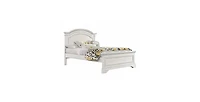 Westwood Design Olivia Traditional Wood Complete Full Bed in Brushed White