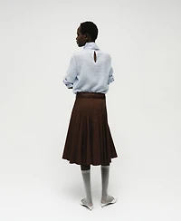 Mango Women's Foulard Detail Textured Blouse