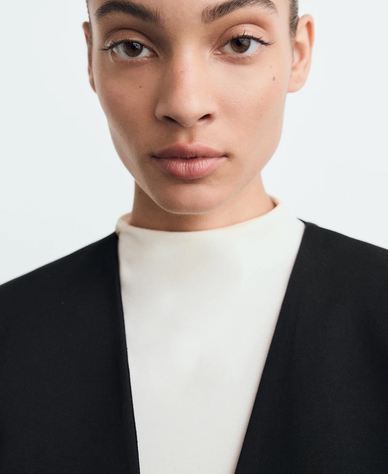 Mango Women's Double-Breasted Suit Jacket